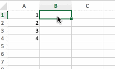 Excel Shortcut - Fill Handle