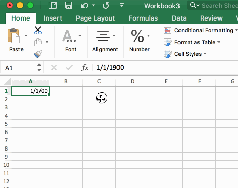 How dates work in Excel - Format as number