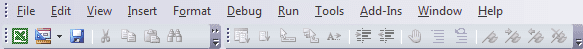 Excel VBA - VBE Toolbar
