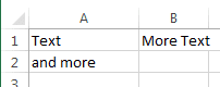 Merge Cells and data