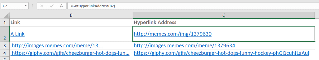 GetHyperlinkAddress function