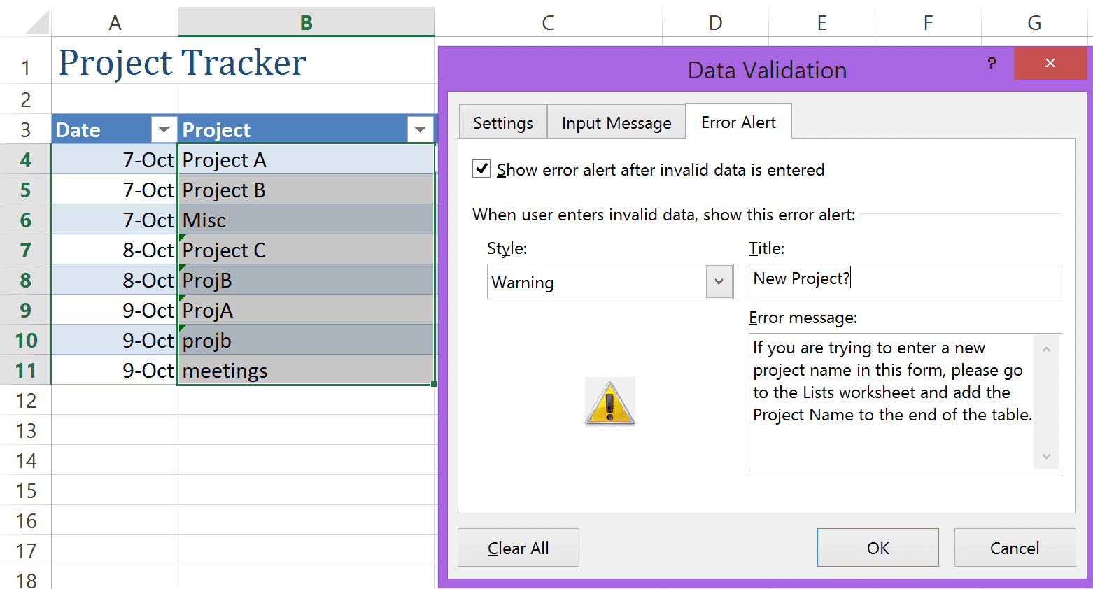 How to Create a Drop-down List in Excel | Spreadsheets Made Easy