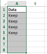 Excel VBA - Delete Cells After Code Fix