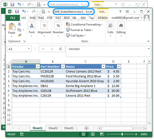 View multiple worksheets at the same time | Spreadsheets Made Easy