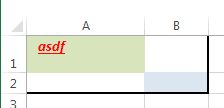 Merge Cells Border Format