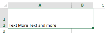 Merge Cells concatenated