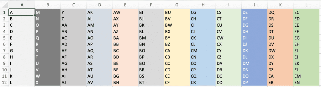 vba solution grid before