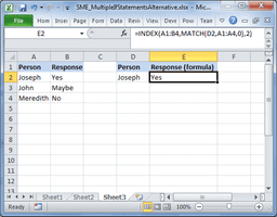 Alternative to Multiple IF Statements | Spreadsheets Made Easy